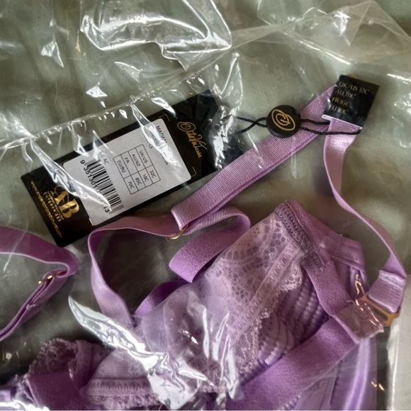 DITA VON TEESE - NWT Madame X Lingerie Set - Lilac - Picture 5 of 7